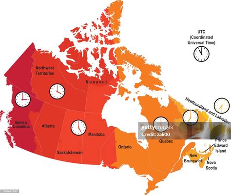 time zones canada today.